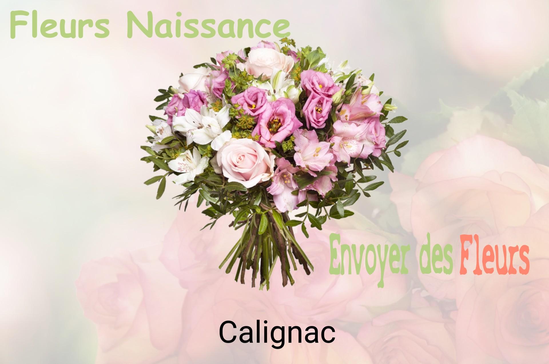 Bouquet de fleurs de naissance livré à Calignac